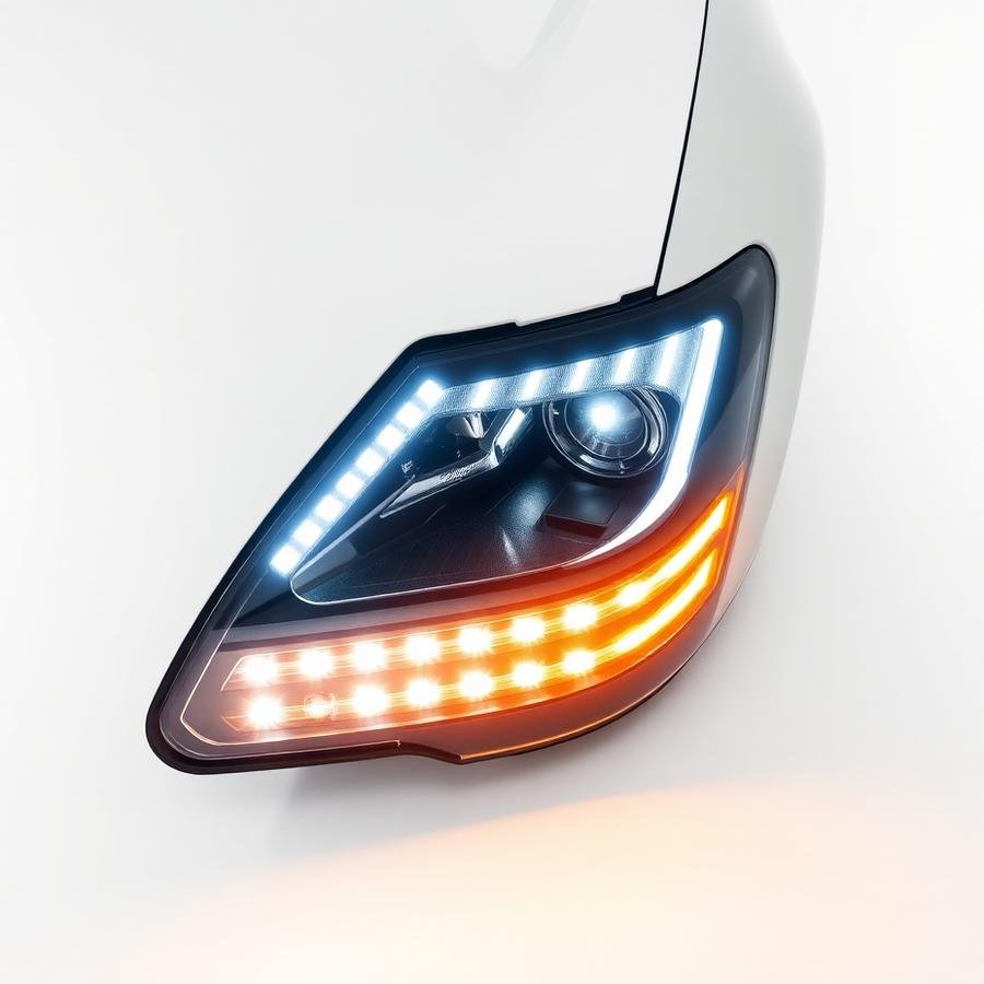 LED Projector Headlight Assembly